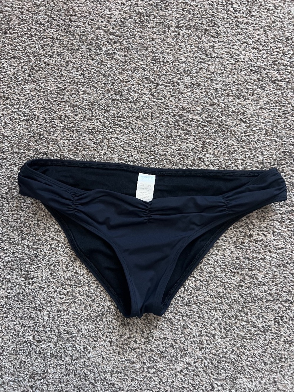 Skye Women's Black Bikini Bottoms - Low Rise - Size Medium Preowned